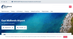Desktop Screenshot of eastmidlandsairport.com